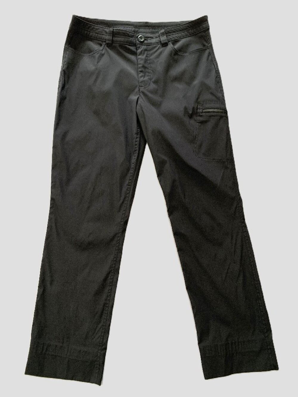 Eddie Bauer Black Women Performance Full Length Straight Leg Pants Size 10